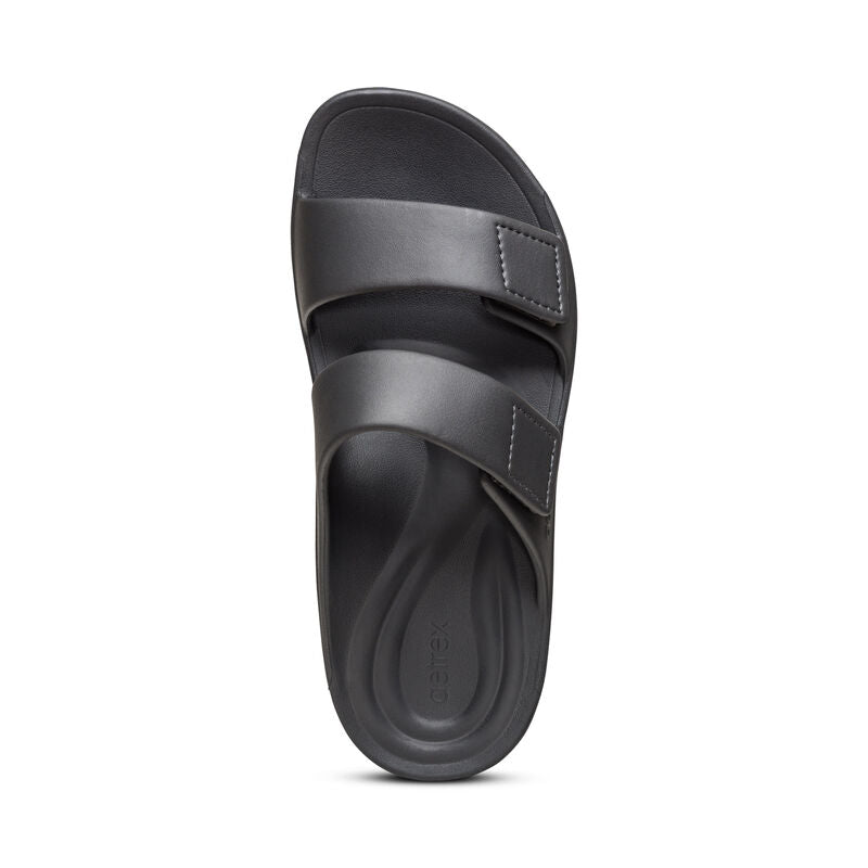 Milos Orthotic Slides Men Charcoal