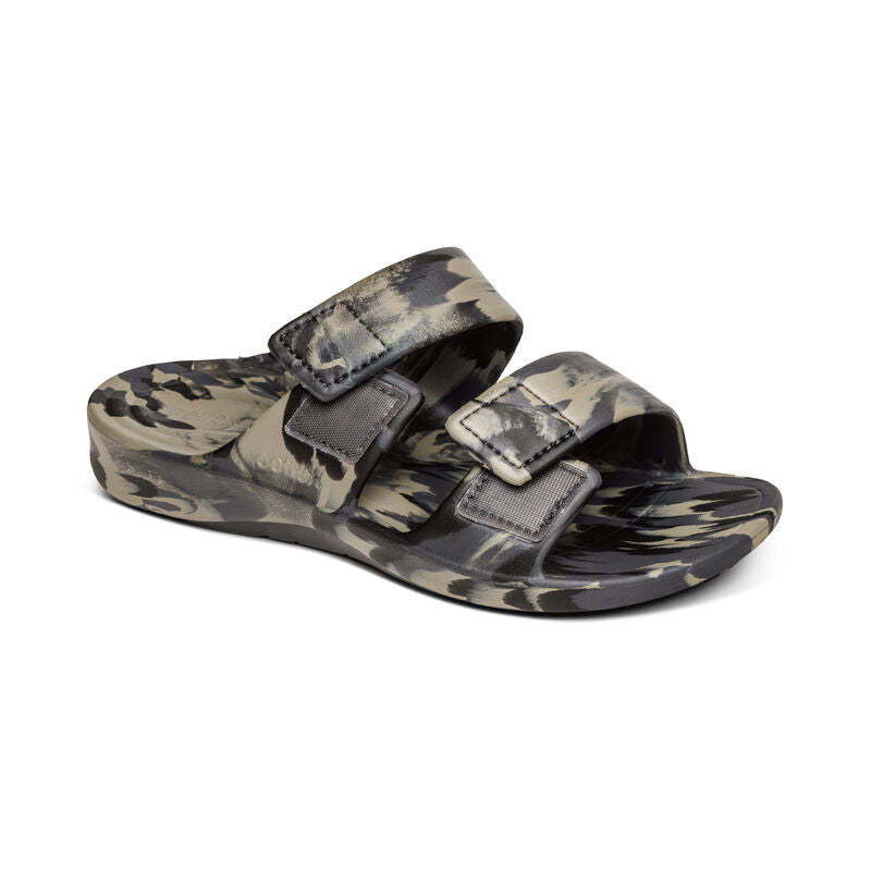 Milos Orthotic Slides Men Green Camo