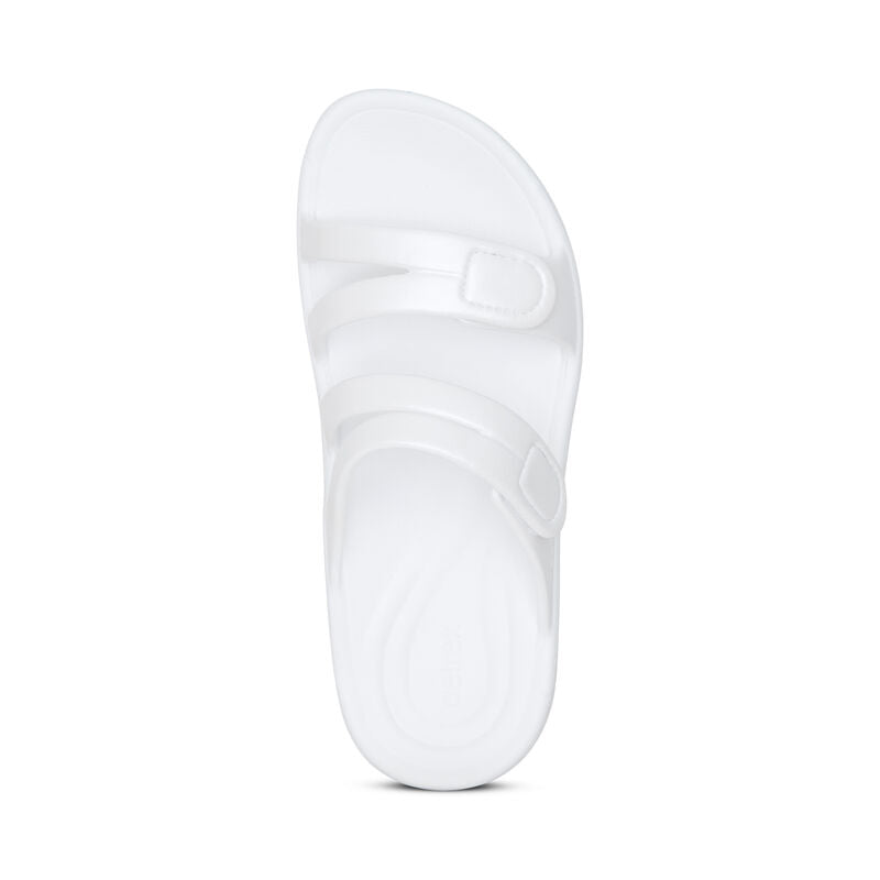 Janey Sport Slides White