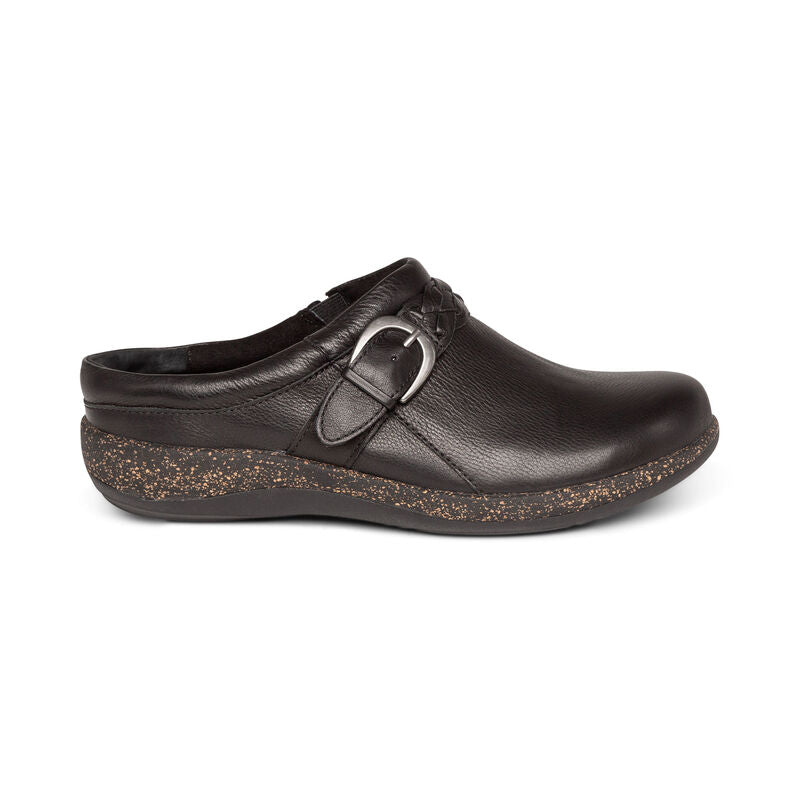 Libby Comfort Clogs Black - Aetrex Middle East