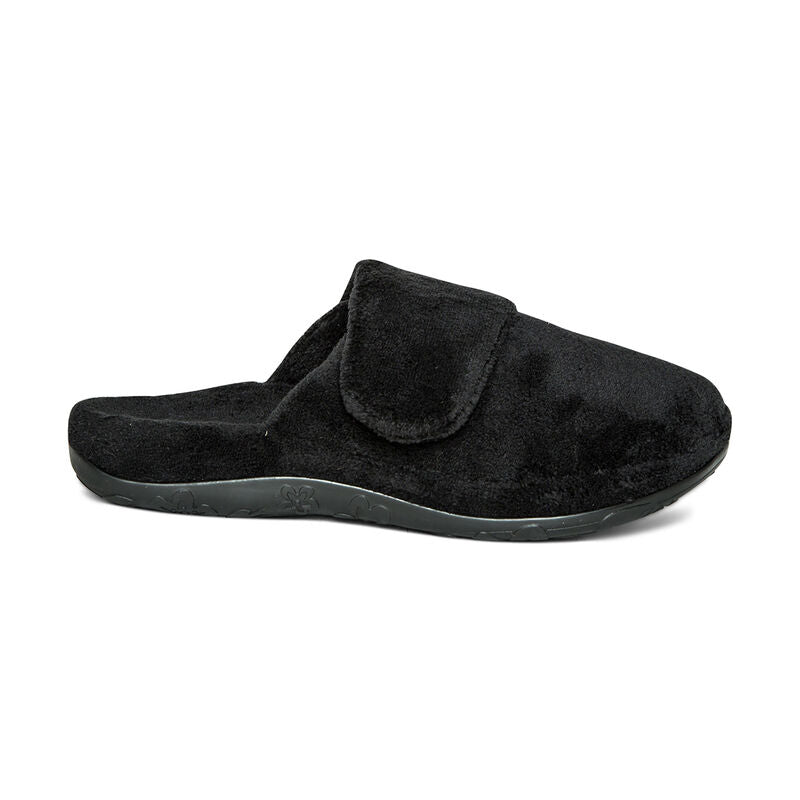 Mandy Closed Toe Slipper Black - Aetrex Middle East
