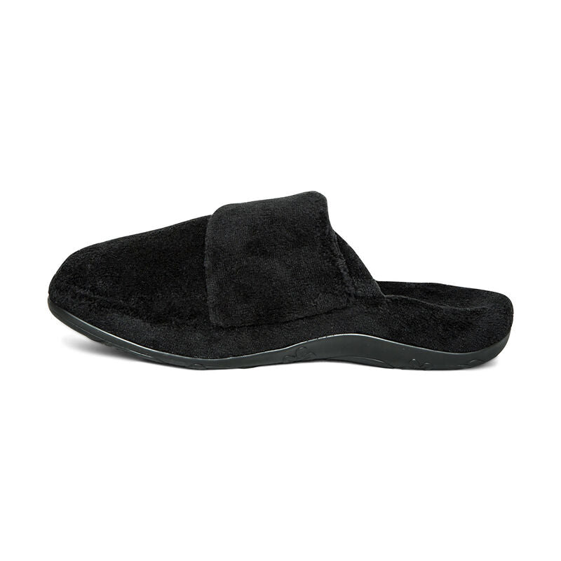 Mandy Closed Toe Slipper Black - Aetrex Middle East
