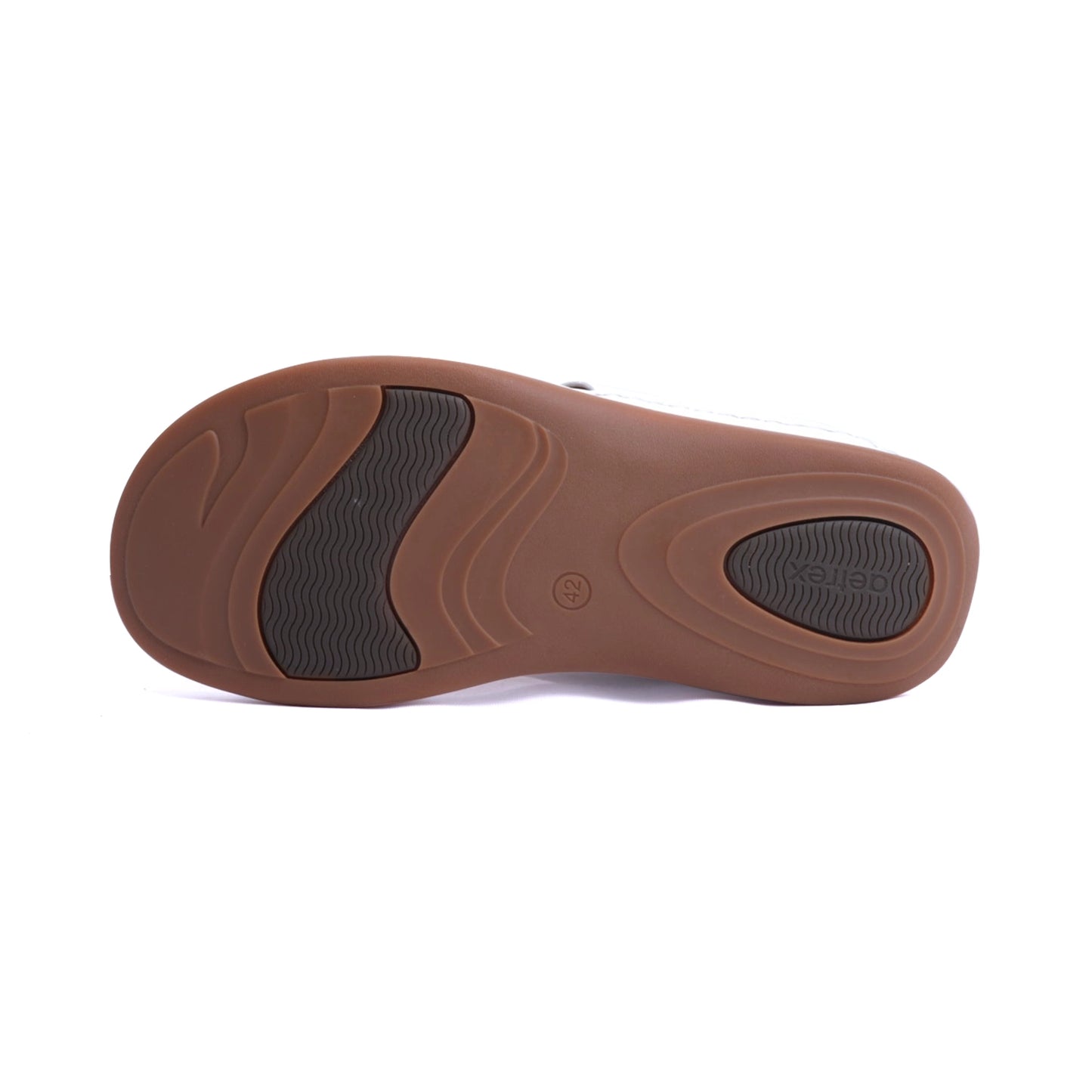 Matte Leather Slim Iconic Arabic Sandals White - Aetrex Middle East
