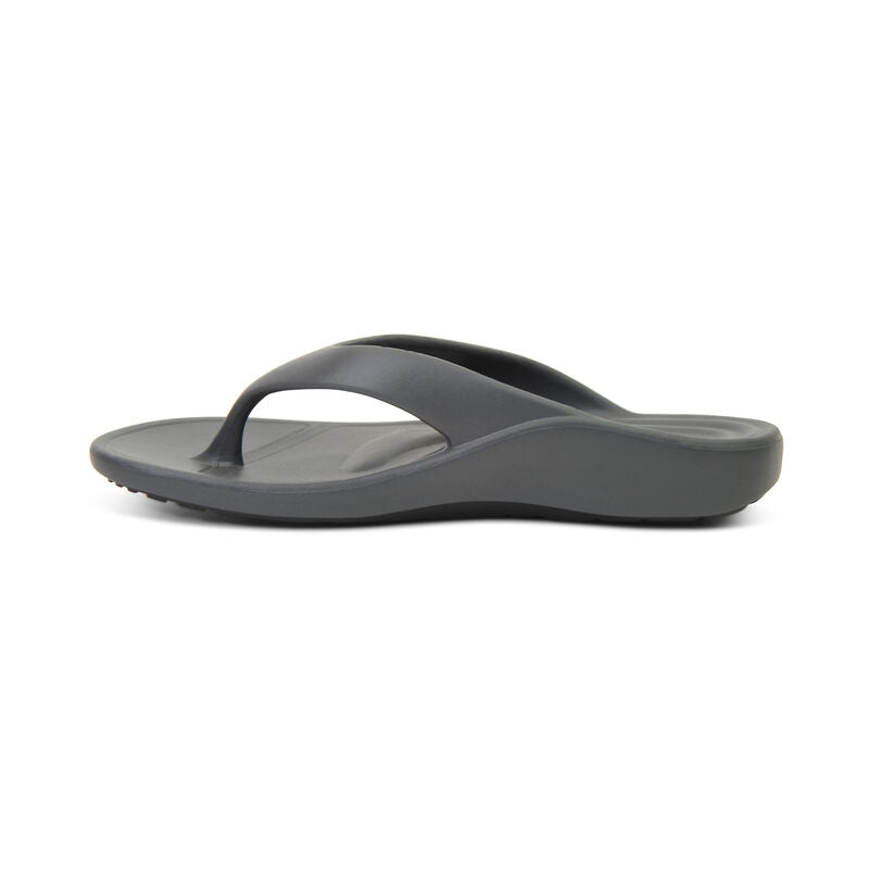 Maui Orthotic Flips Men Charcoal - Aetrex Middle East