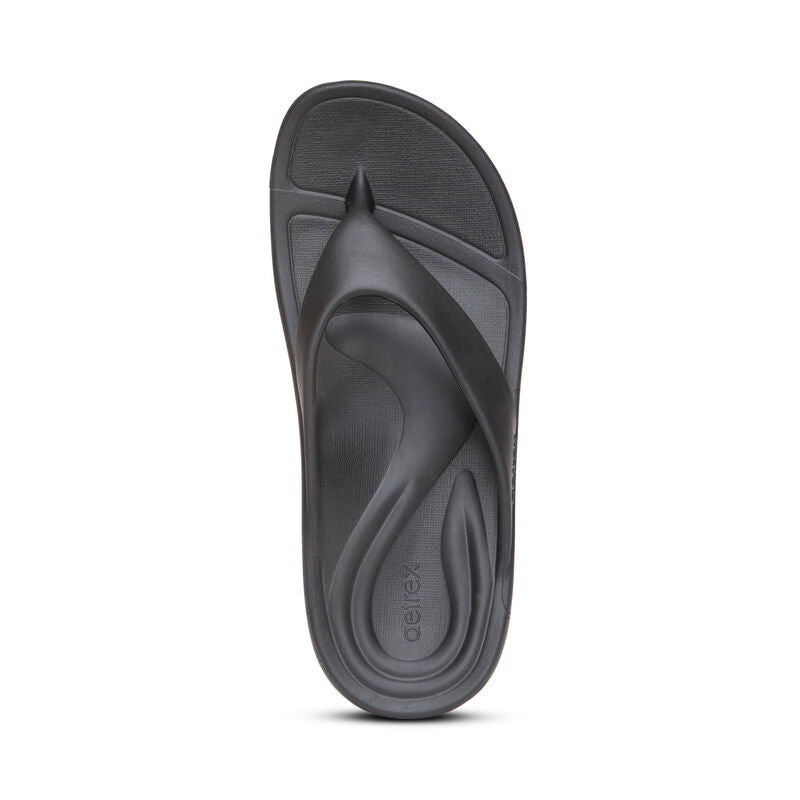 Maui Orthotic Flips Women - Black - Aetrex Middle East