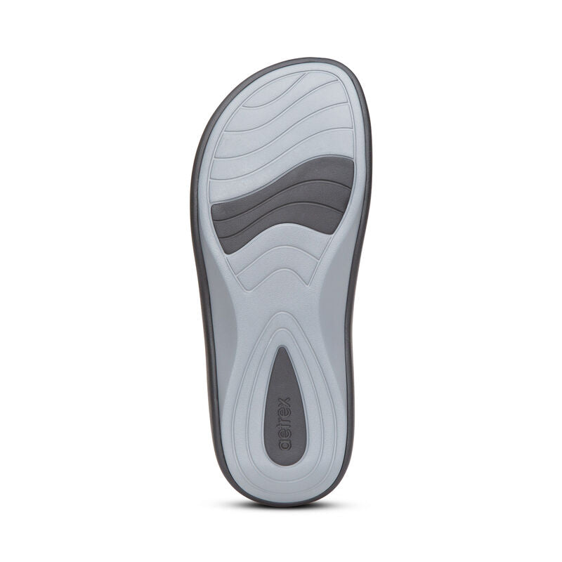 Maui Orthotic Flips Women - Black - Aetrex Middle East