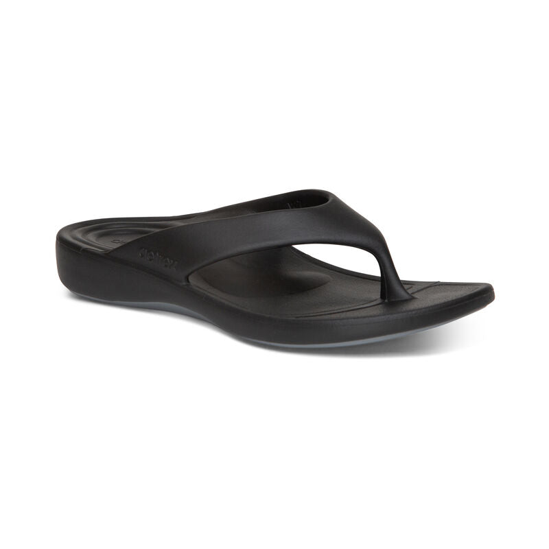 Maui Orthotic Flips Women - Black - Aetrex Middle East