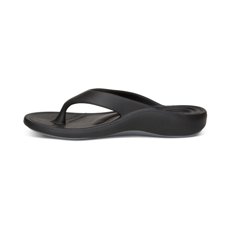Maui Orthotic Flips Women - Black - Aetrex Middle East