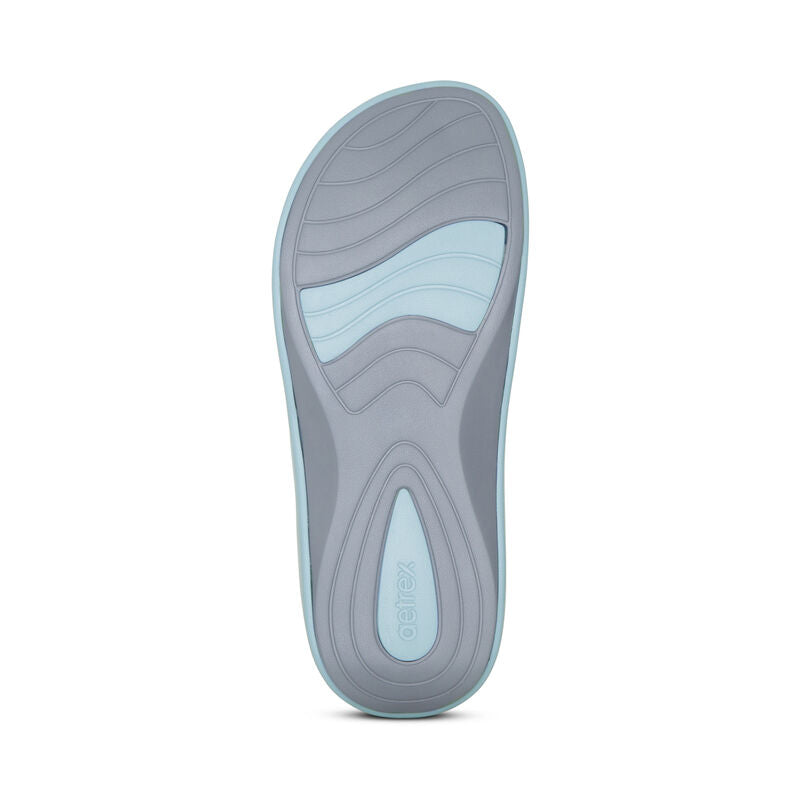 Maui Orthotic Flips Women - Blue - Aetrex Middle East