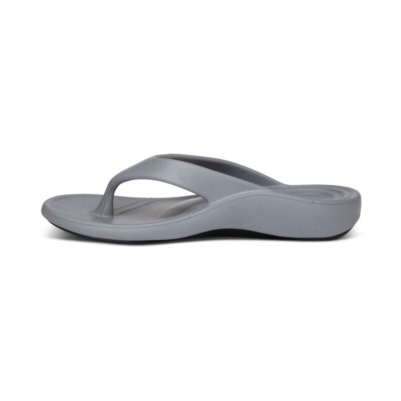 Maui Orthotic Flips Women - Grey - Aetrex Middle East