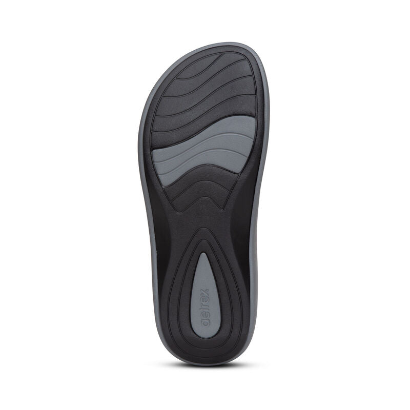 Maui Orthotic Flips Women - Grey - Aetrex Middle East