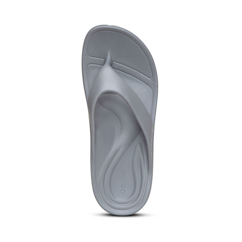 Maui Orthotic Flips Women - Grey - Aetrex Middle East