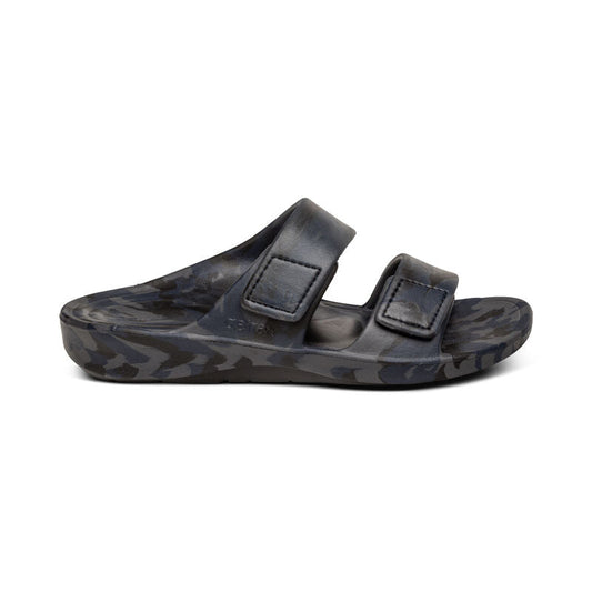 Milos Orthotic Slides Men Navy Camo - Aetrex Middle East