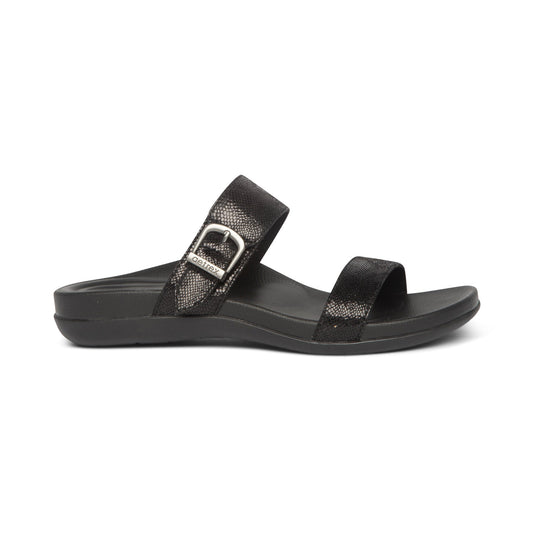 Mimi Water-Friendly Sandal Black - Aetrex Middle East