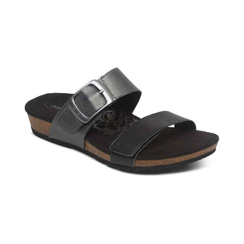 Daisy Adjustable Slides Women Black