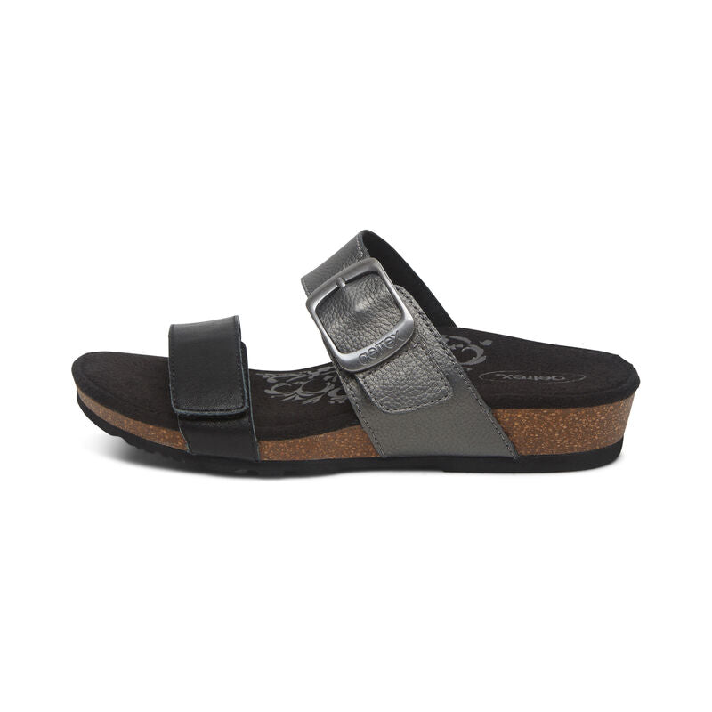 Daisy Adjustable Slides Women Black