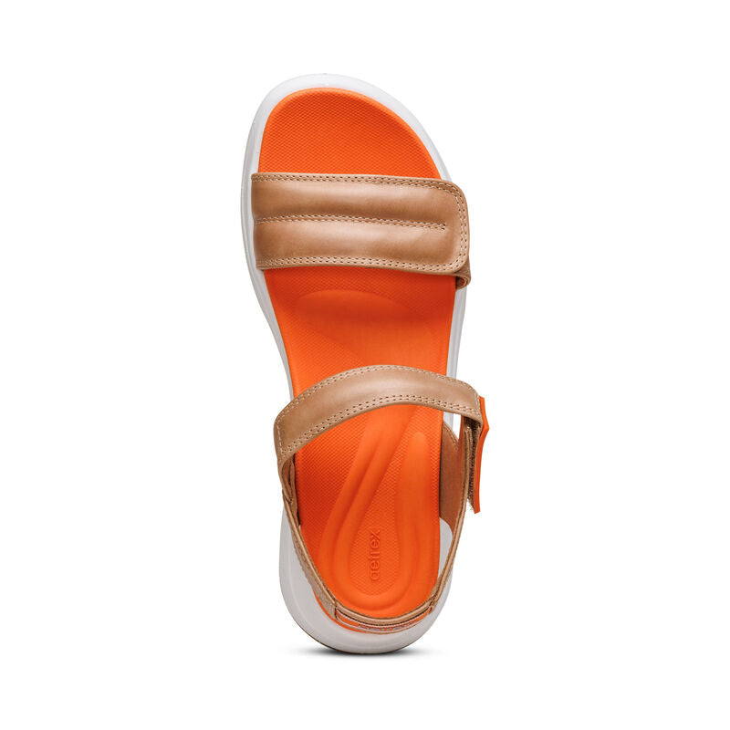 Aetrex Whit Water-Friendly Sport Sandals Camel