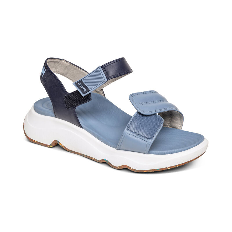 Aetrex Whit Water-Friendly Sport Sandals Blue