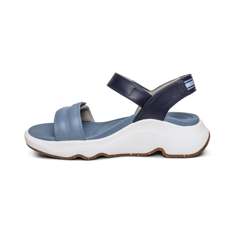 Aetrex Whit Water-Friendly Sport Sandals Blue