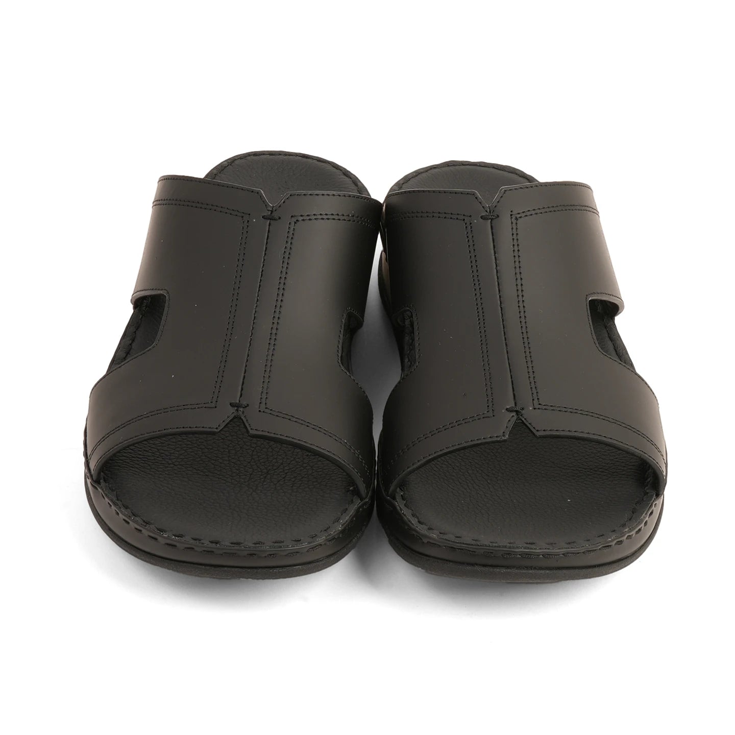 Timeless Unlined Hammered Classic Arabic Sandals Black - Aetrex Middle East