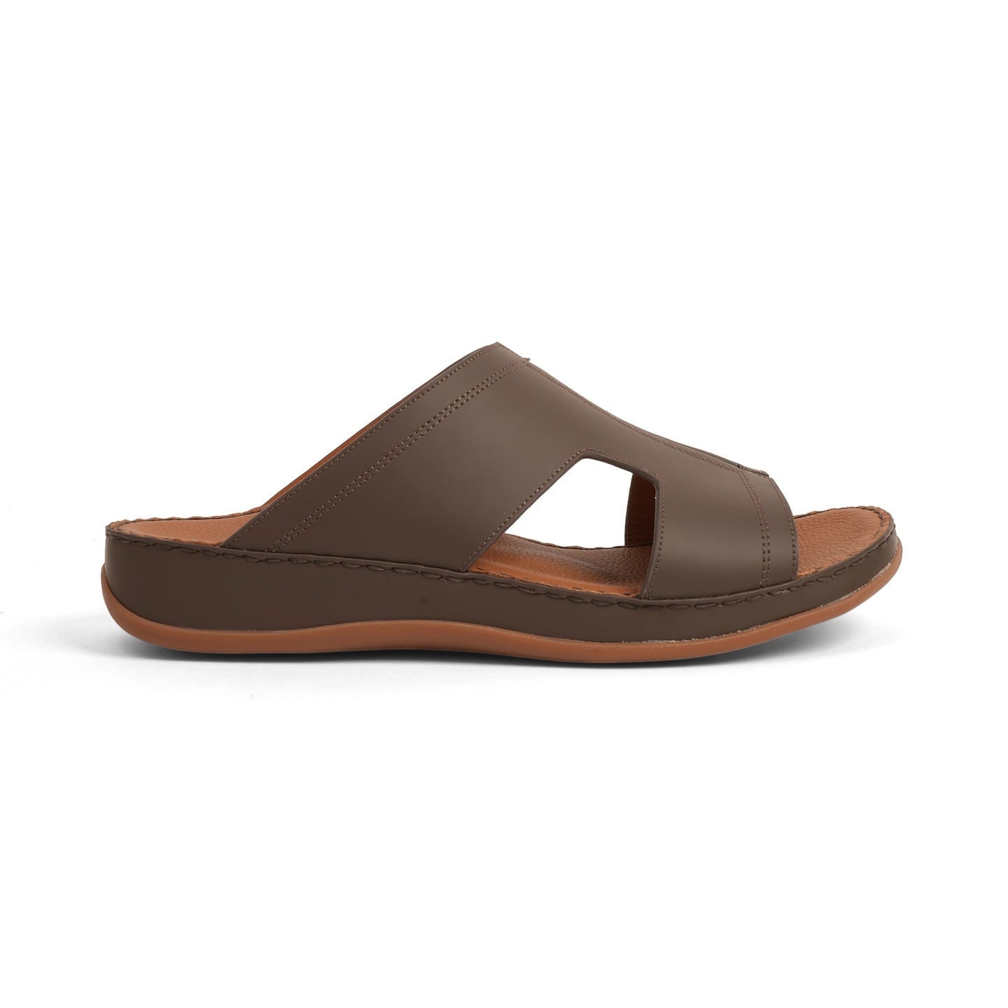 Timeless Unlined Hammered Classic Arabic Sandals Brown - Aetrex Middle East