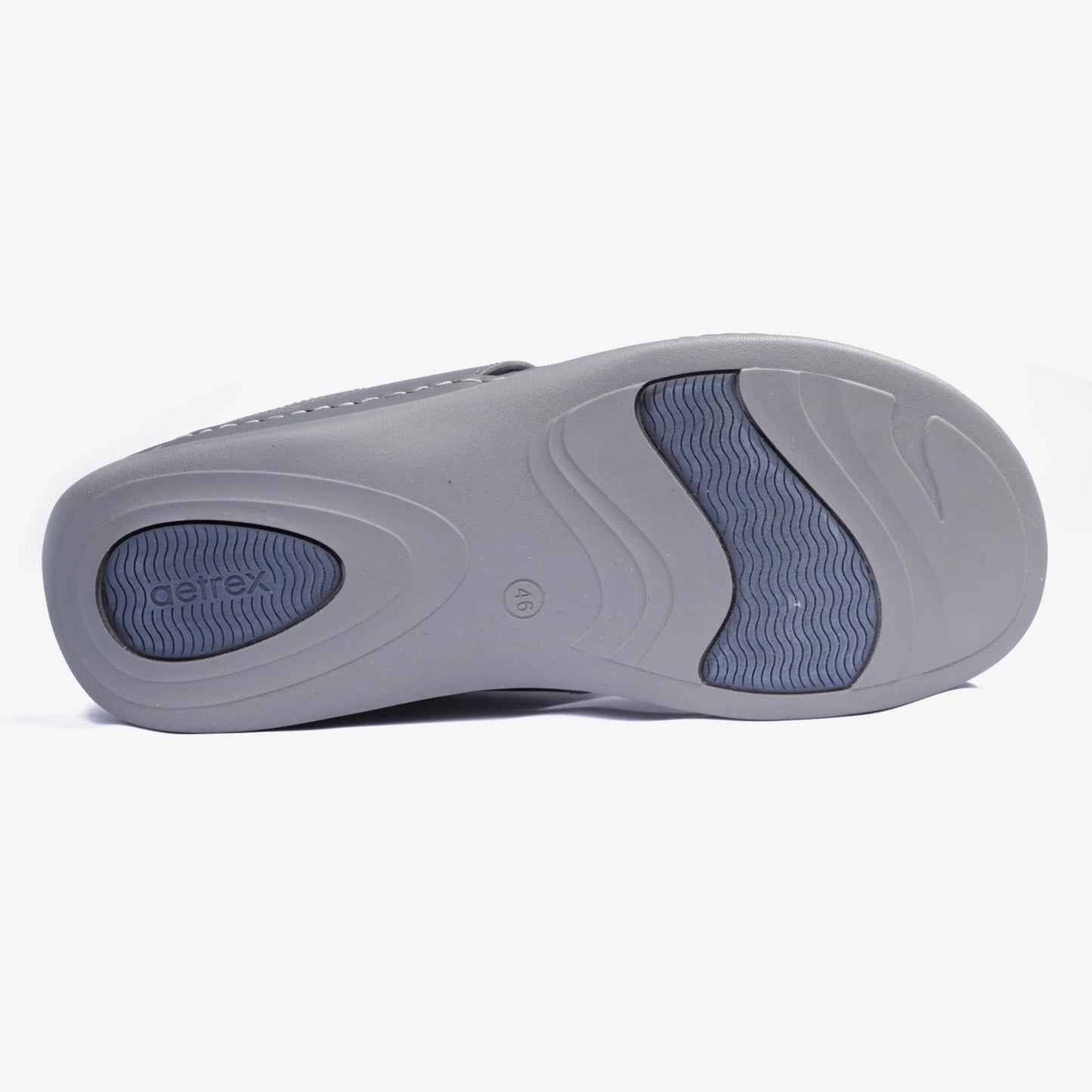 Timeless Unlined Hammered Classic Arabic Sandals Grey - Aetrex Middle East