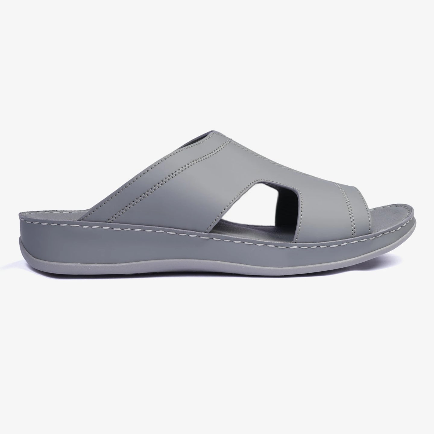 Timeless Unlined Hammered Classic Arabic Sandals Grey - Aetrex Middle East