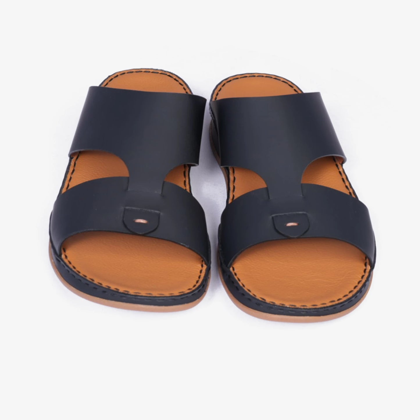 Timeless Unlined Hammered Men Classic Arabic Sandals Navy - Aetrex Middle East