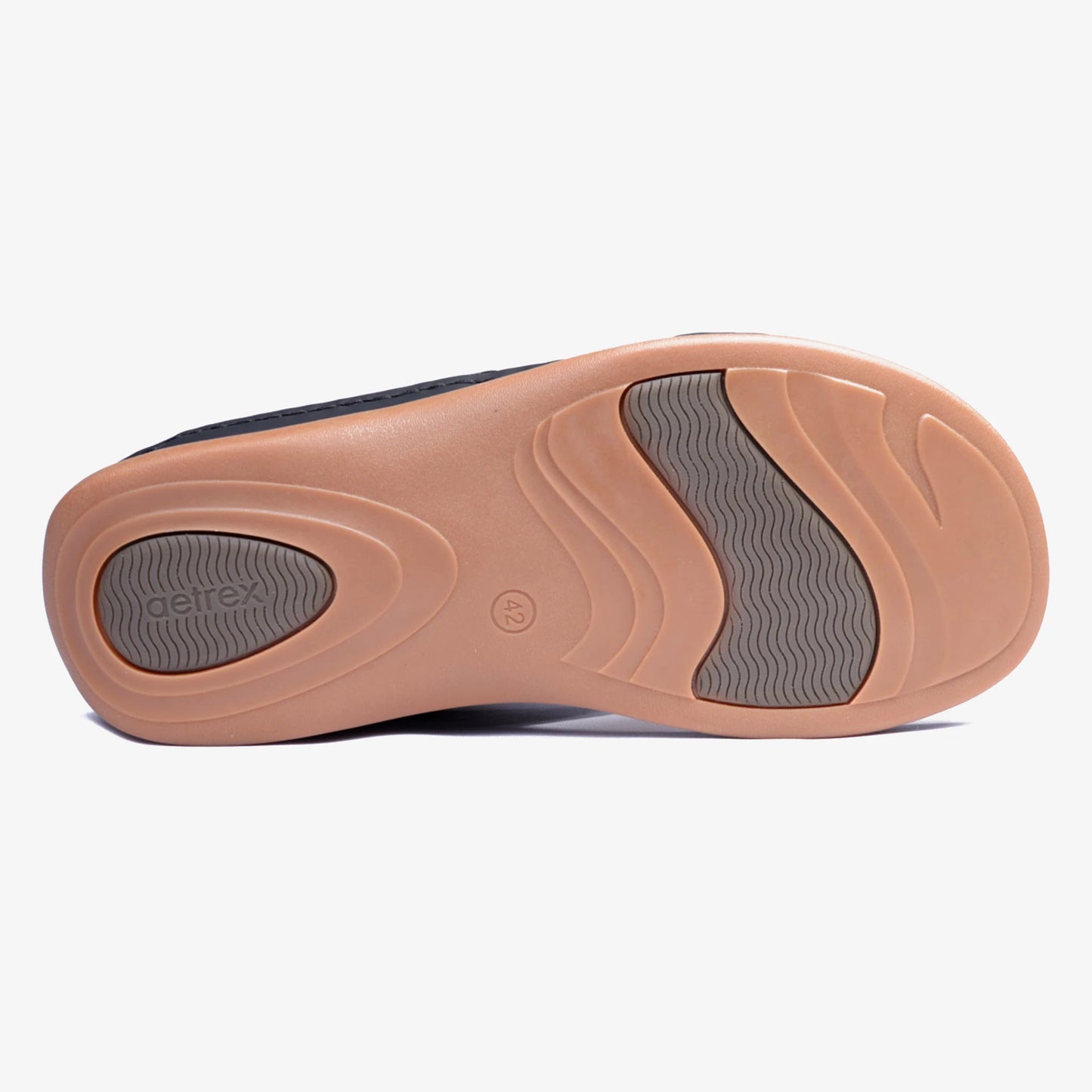 Timeless Unlined Hammered Men Classic Arabic Sandals Navy - Aetrex Middle East