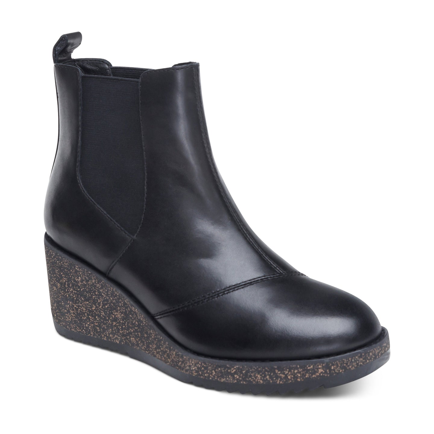 Dawn Wedge Boots Black