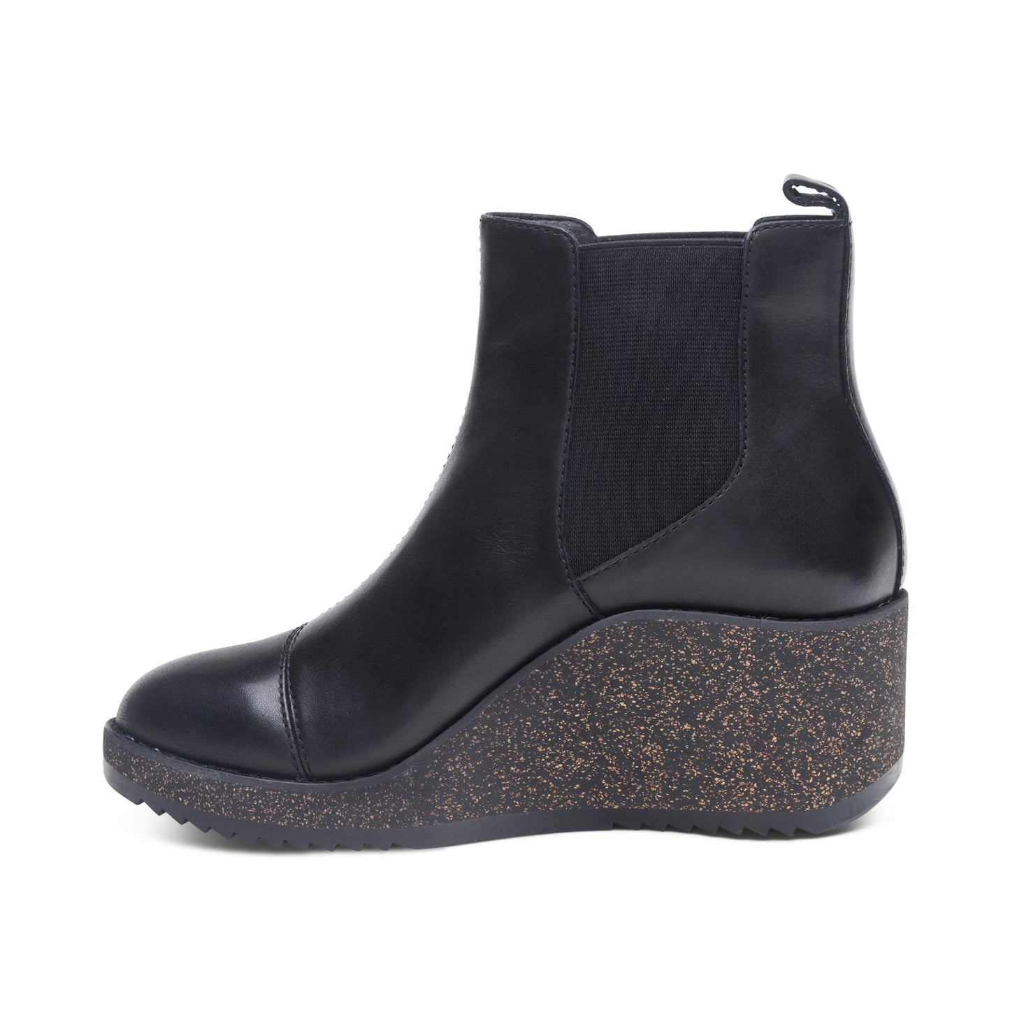 Dawn Wedge Boots Black