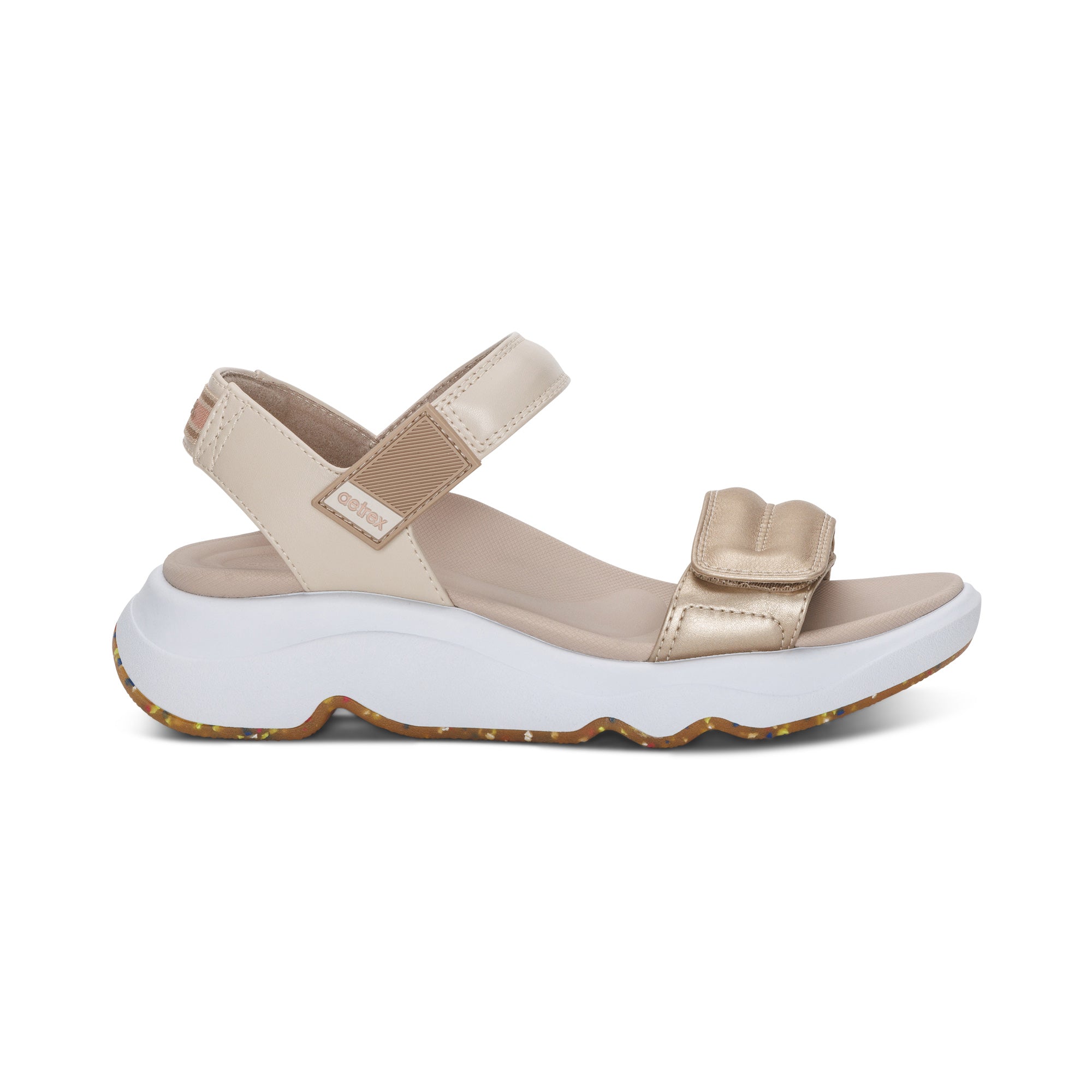 Whit Water-Friendly Sport Sandals Champagne - Aetrex Middle East