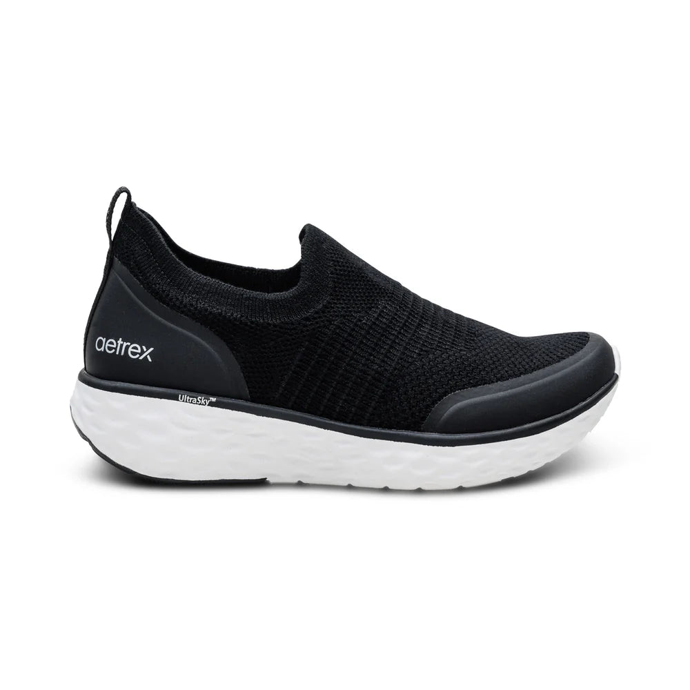 AETREX WOMENS DASH SPORTS SHOES- AP950W-BLACK - Aetrex Middle East