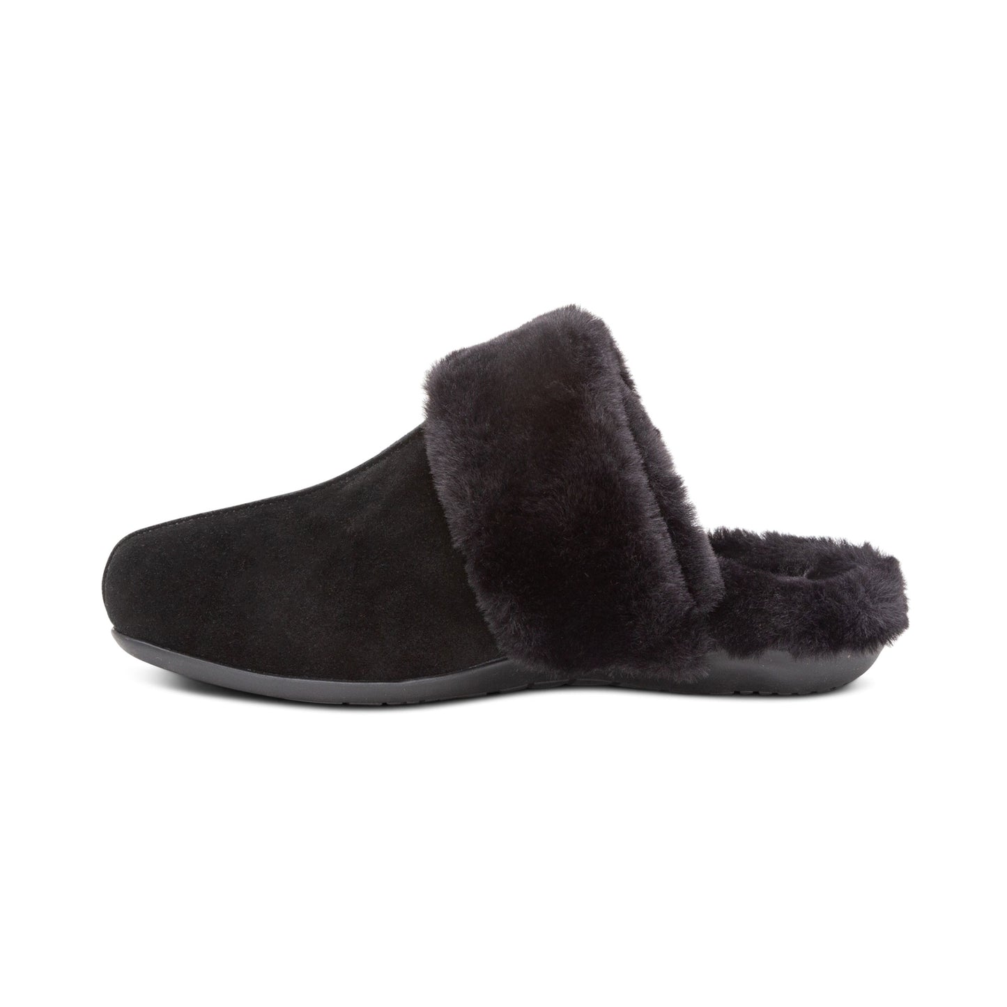 Arianna Arch Support Slippers - Black - Aetrex Middle East