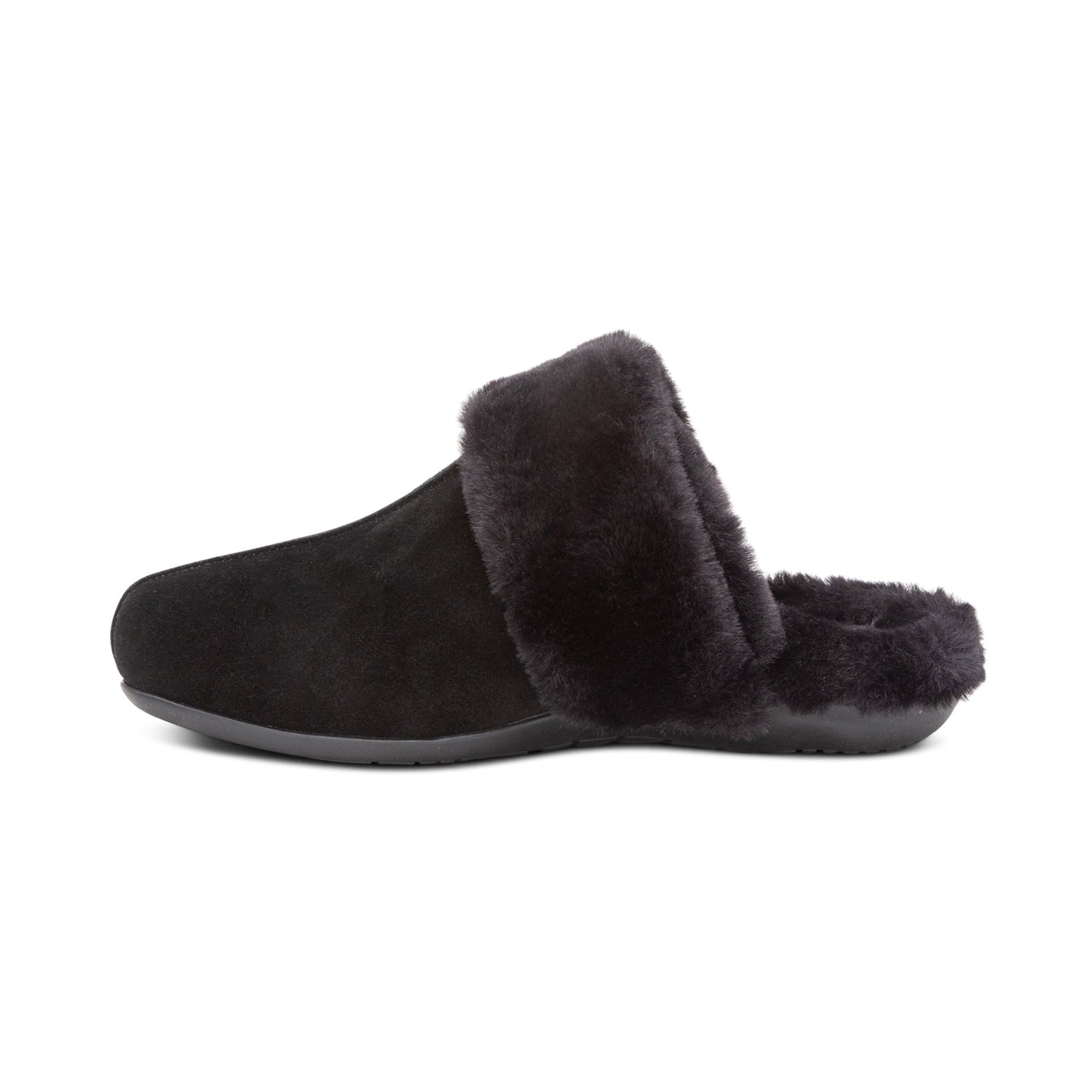 Arianna Arch Support Slippers - Black - Aetrex Middle East