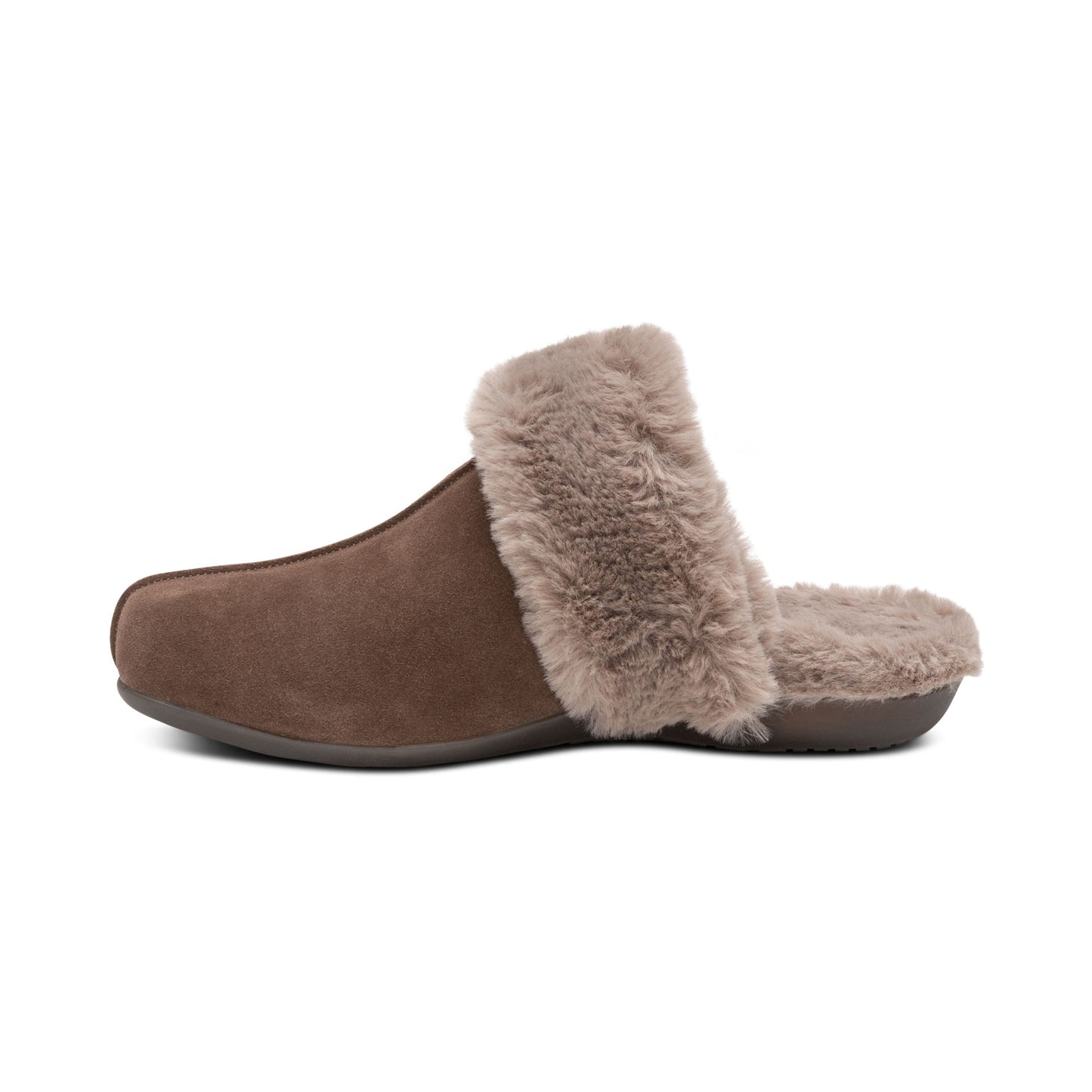 Arianna Arch Support Slippers - Walnut - Aetrex Middle East