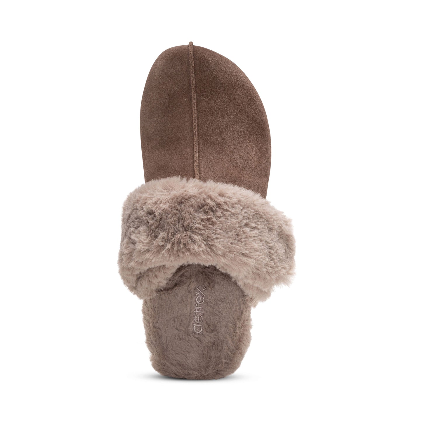 Arianna Arch Support Slippers - Walnut - Aetrex Middle East