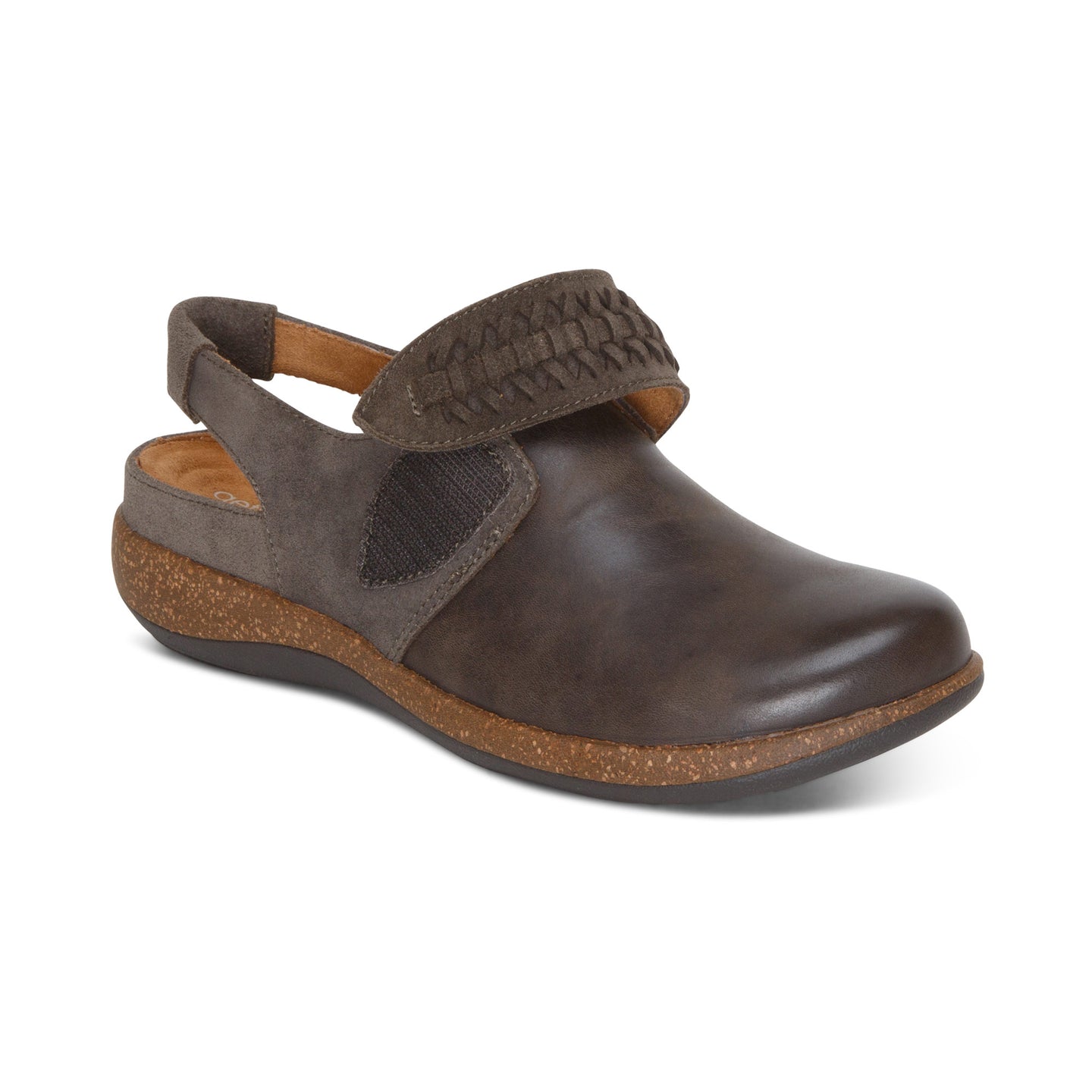 Leni Slingback Clogs - Iron