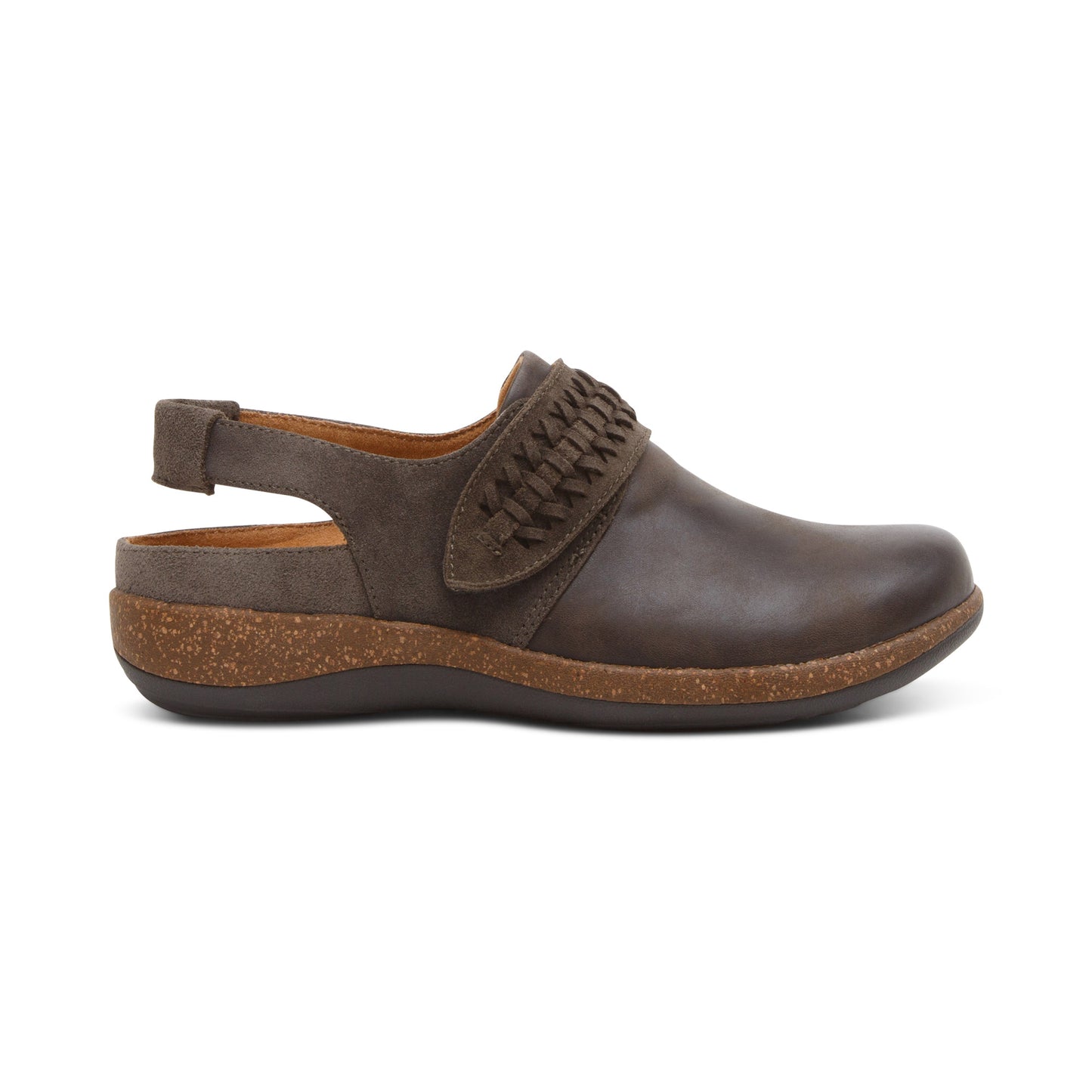 Leni Slingback Clogs - Iron