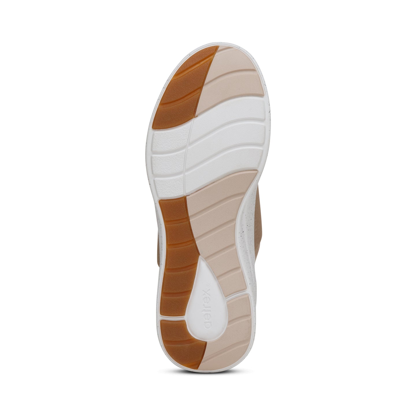 Demi Arch Support Sneakers - Taupe - Aetrex Middle East