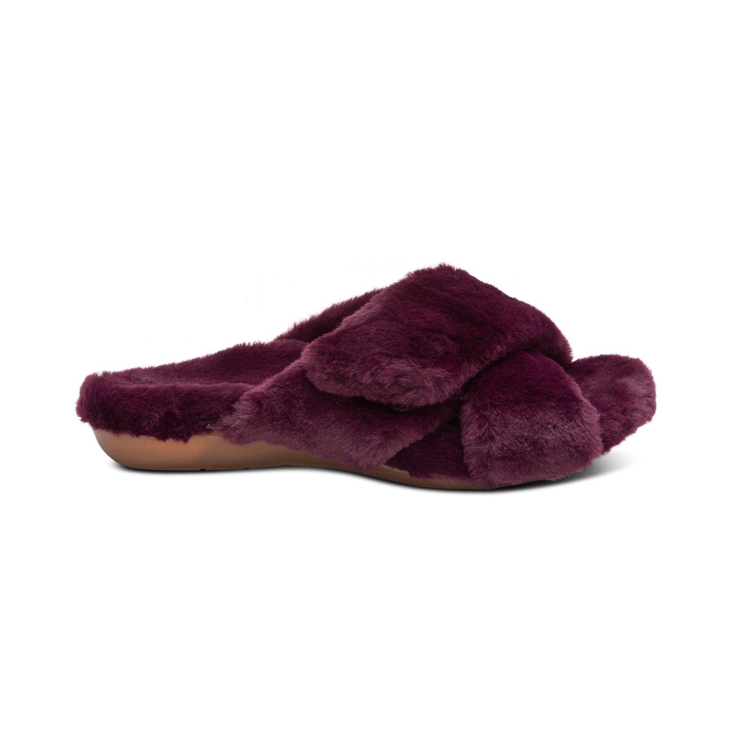 Penelope Adjustable Faux Fur Slippers