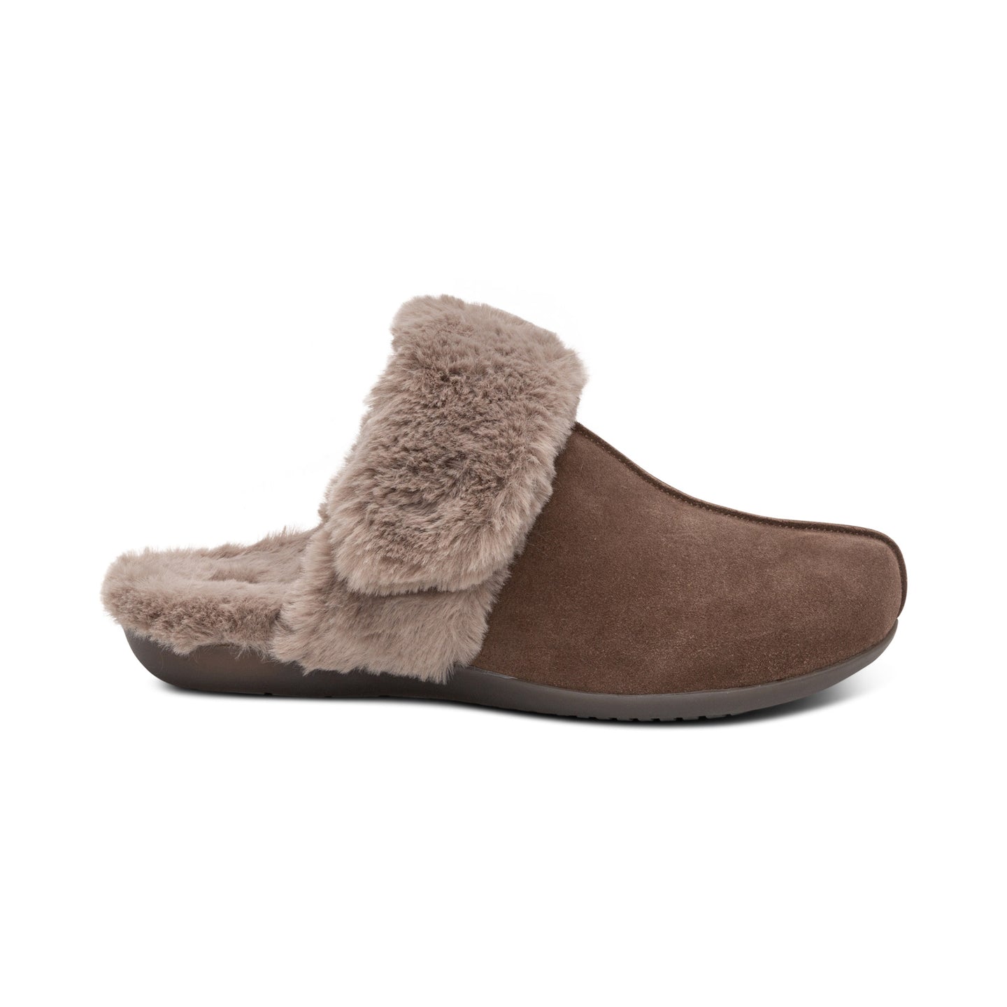 Arianna Arch Support Slipper - Walnut