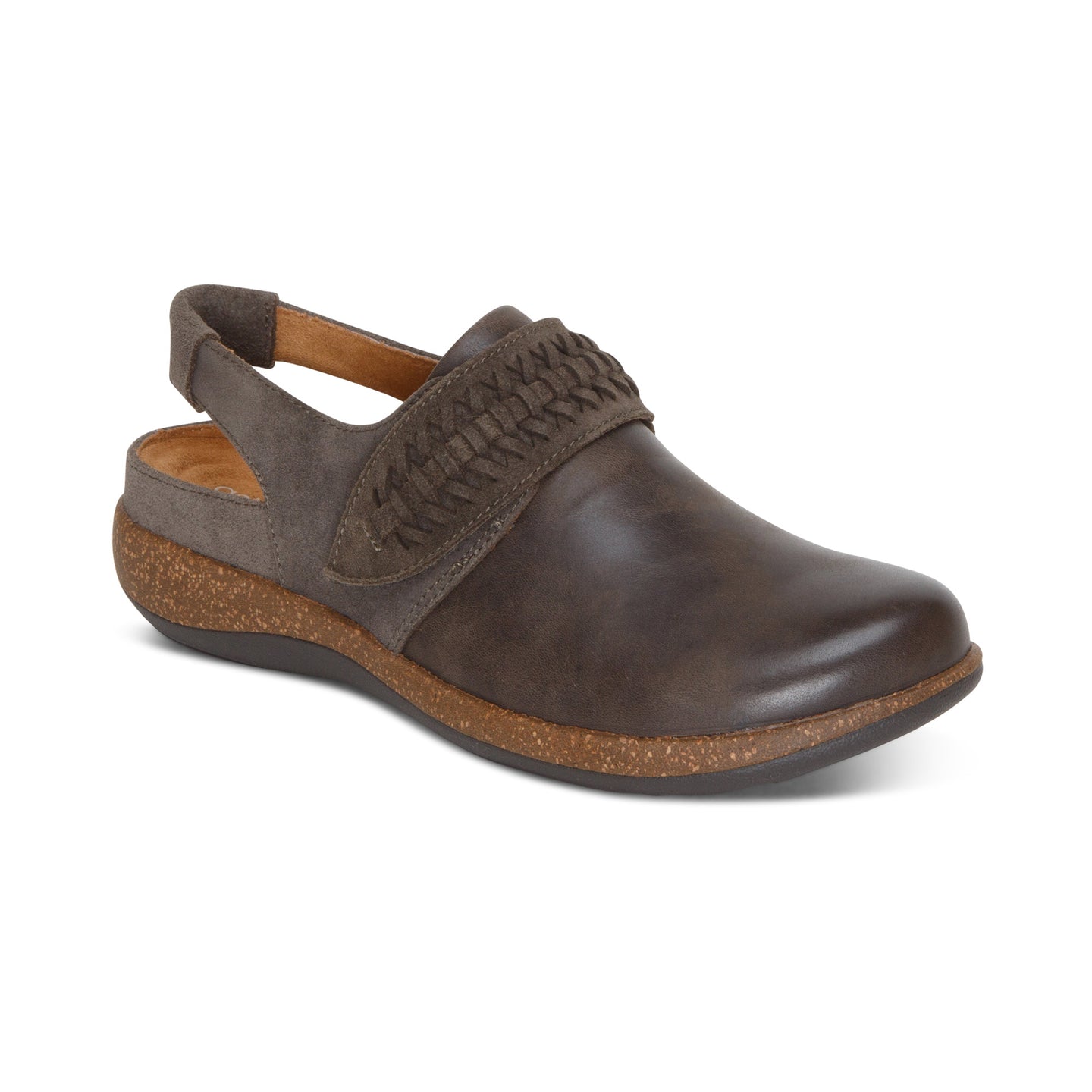 Leni Slingback Clogs - Iron - Aetrex Middle East