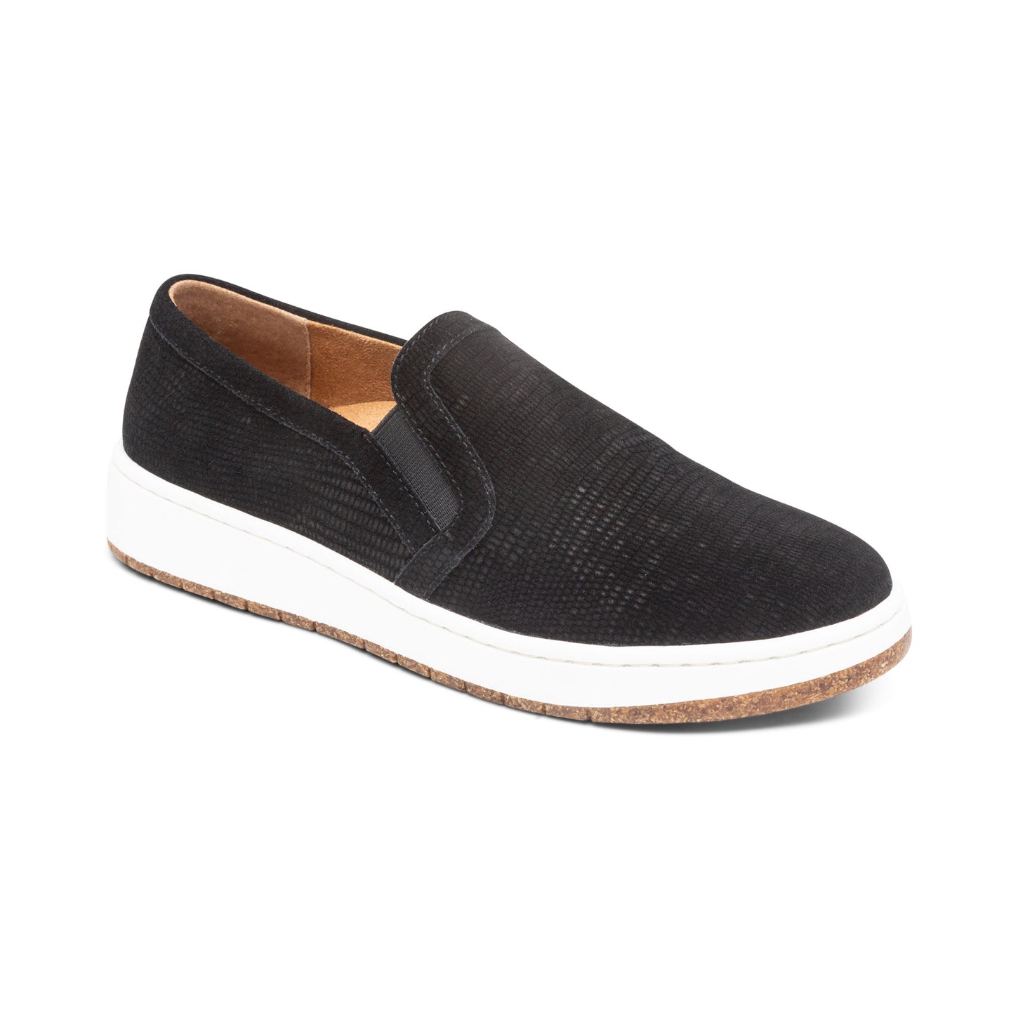 Kenzie Slip-On Comfort Sneakers Black croc