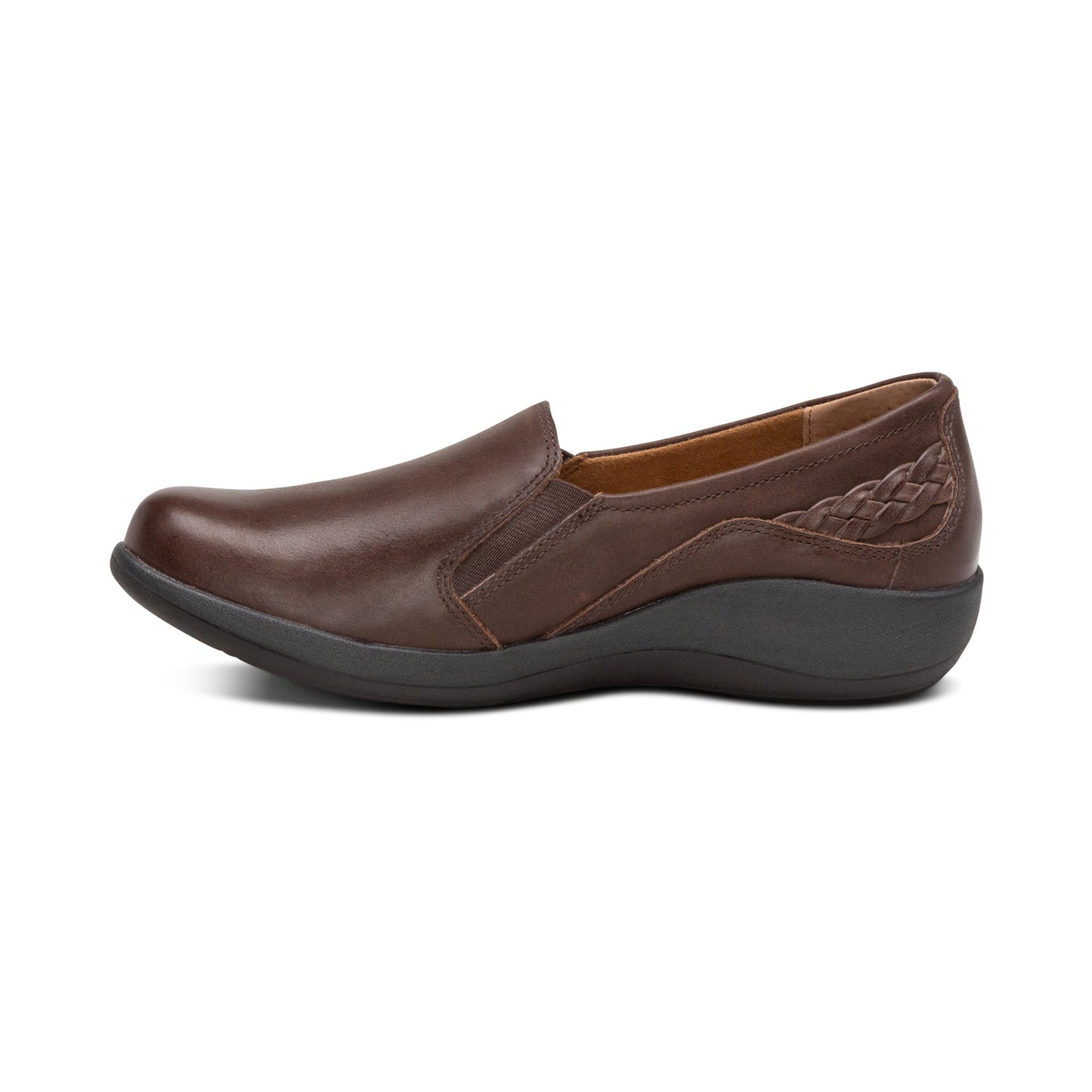 Trisha Slip On Shoes Brown - Aetrex Middle East