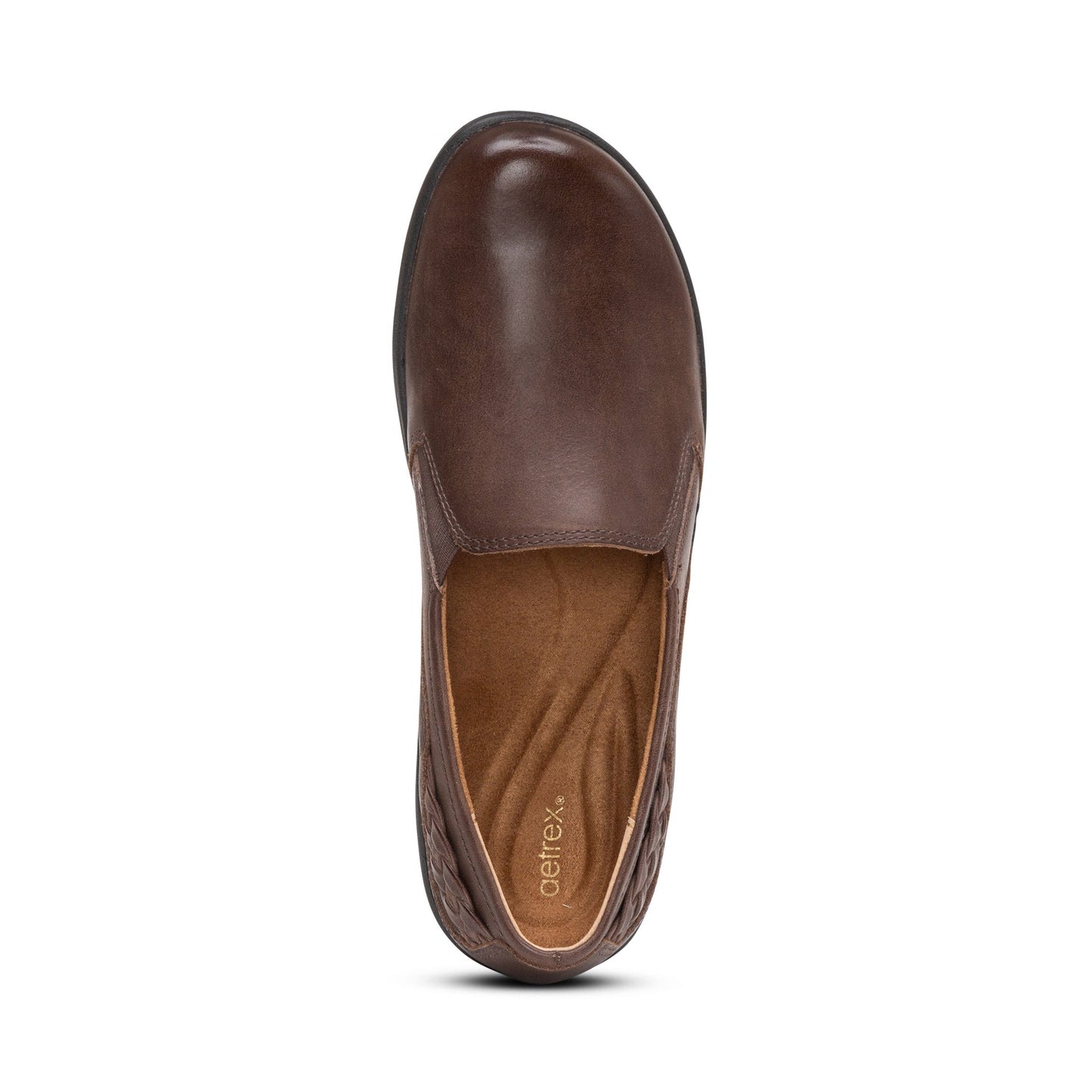 Trisha Slip On Shoes Brown - Aetrex Middle East